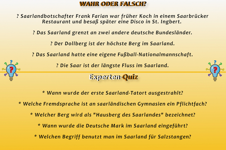 Saarland Quiz